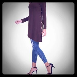 Asymmetrical Tunic Sweater Dress Size 4